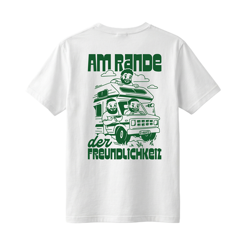 T-Shirt "Camping Mobil" weiß