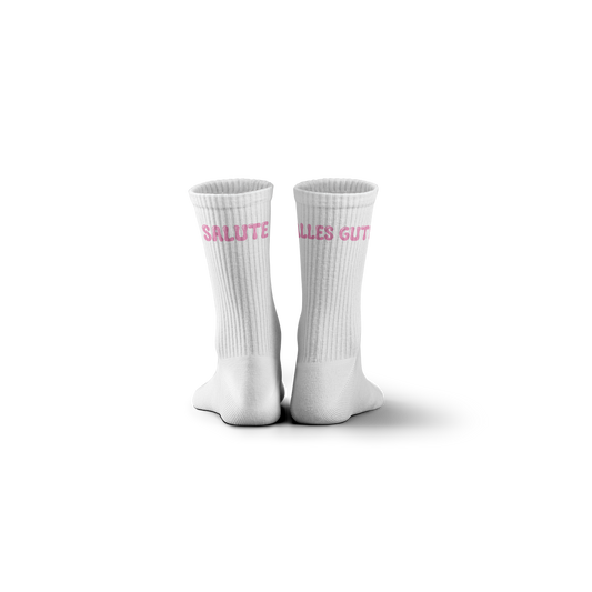 Socken "Salute, Alles Gute"